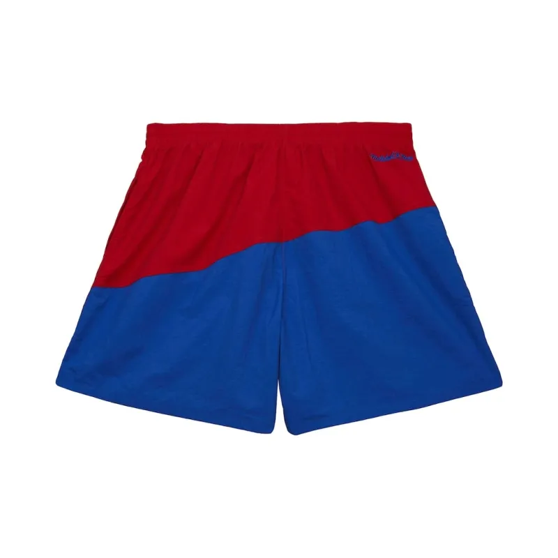 NBA x Mitchell & Ness Philadelphia 76ers Basketball Shorts Men's Red Blue-1