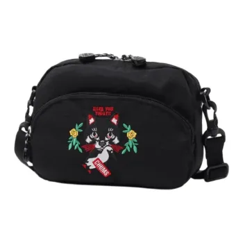 CHUMS BSC Recycled Polyester Crossbody Bag Shoulder Bag Unisex Black