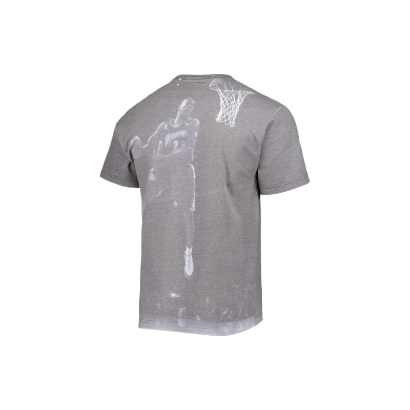 NBA x Mitchell & Ness Golden State Warriors Jason Richardson Above The Rim T-Shirt Men's Gray-1