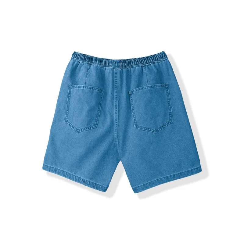 I'm David Denim Shorts Unisex Blue-1