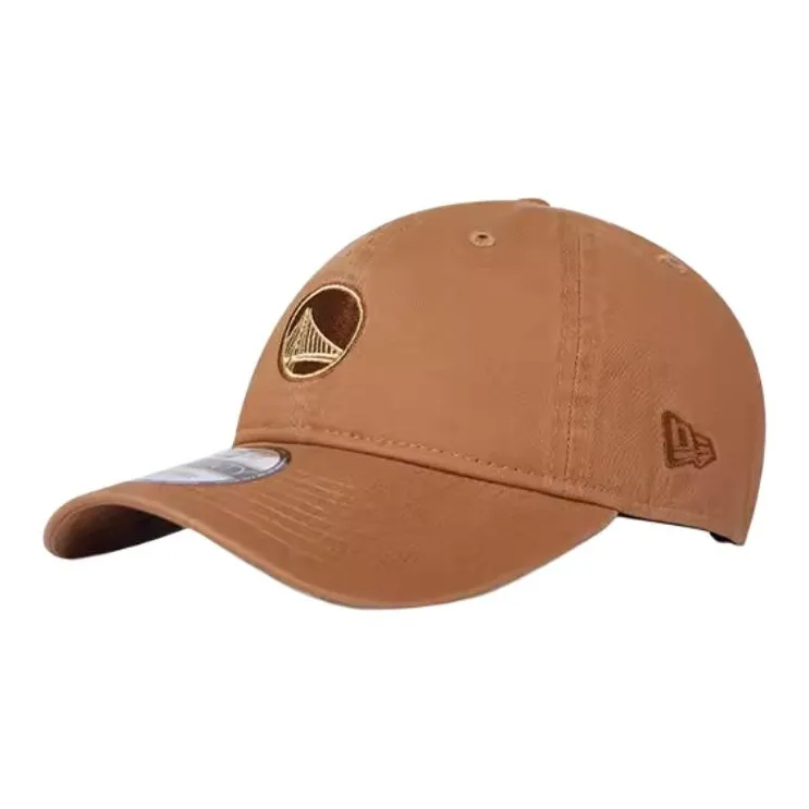 New Era Cotton Baseball Caps Unisex Khaki-0
