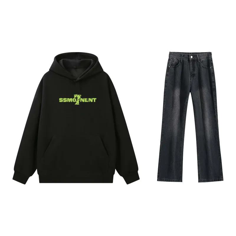 SUNSETMONENT Sweatshirt Set Unisex-1