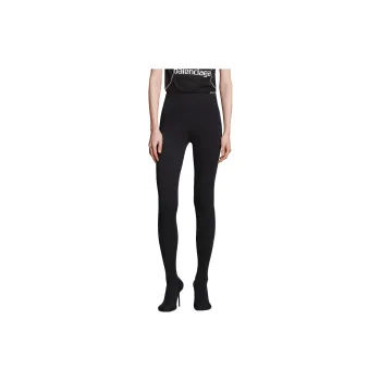 Balenciaga FW23 Pantyhose Slim Fit Women's Black