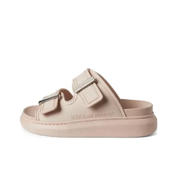 Alexander McQueen Hybrid Double Buckled Slides Women's