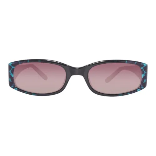guess HWSG83 Oval Sunglasses Women's Blue