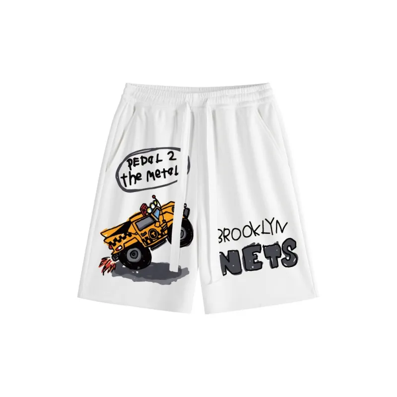 AFTER SCHOOL SPECIAL Casual Shorts Unisex White-1