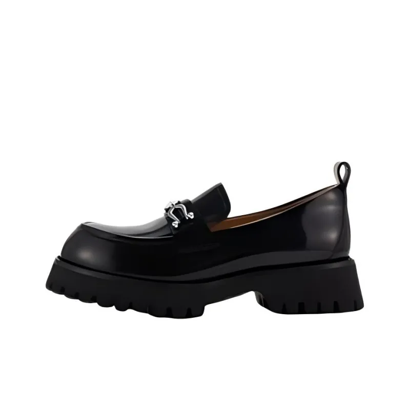 Teenie Weenie Loafers Women's Black/Burgundy-0