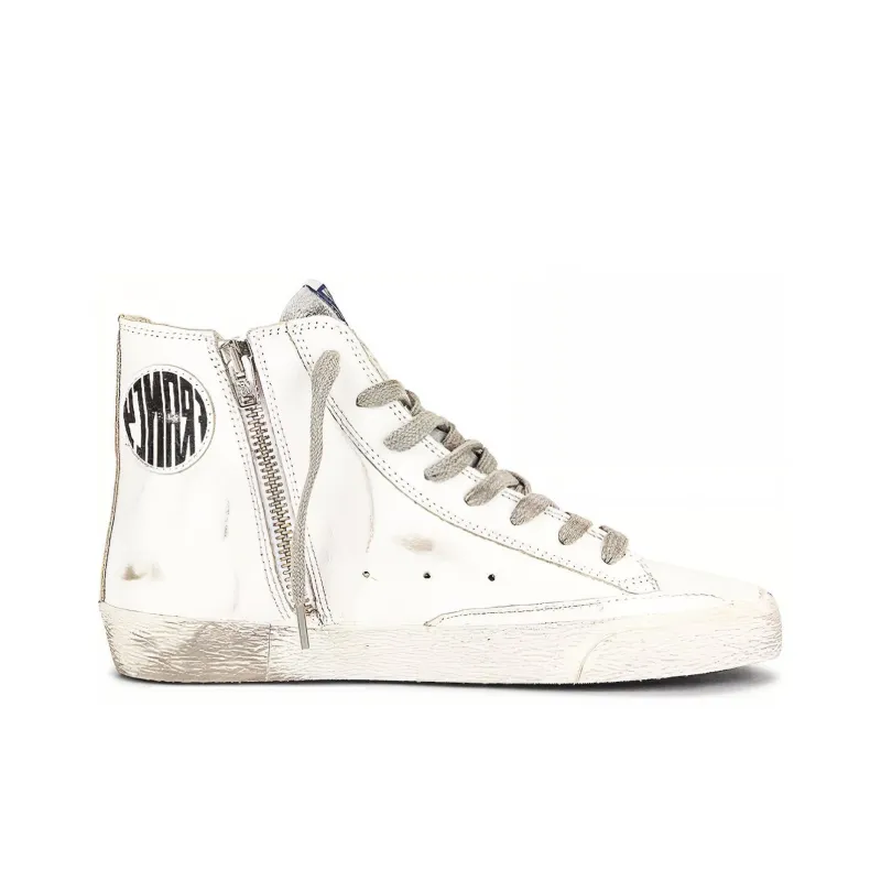 Golden Goose Francy Silver Star White Silver Women's-1