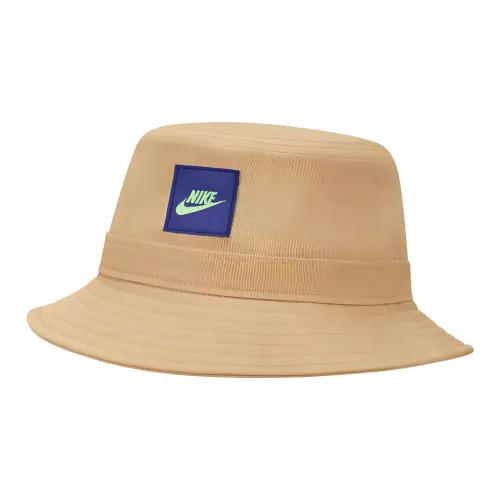 Nike Cotton Bucket Hats Unisex Khaki