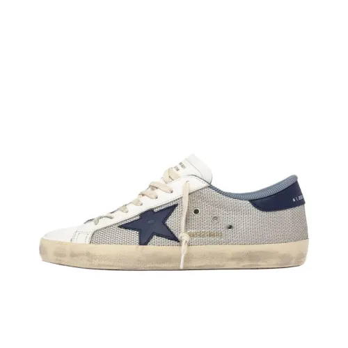 Golden Goose Super Star Low Top Skateboard Shoes Men's Gray