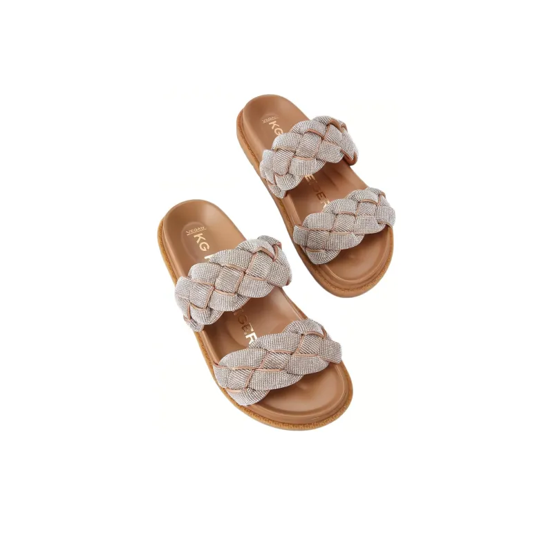Kurt Geiger London Slide Slippers Women's Brown-2