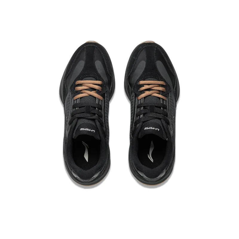 LiNing Load Capacity 2.0 Non slip Lightweight Low Top Casual Shoes Women's Black-2
