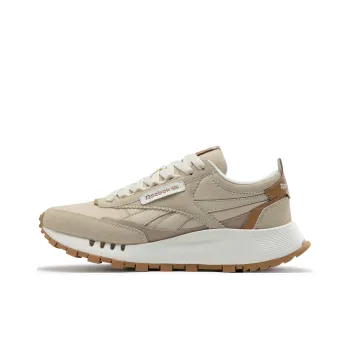 Reebok CL LEGACY W+ Anti Slip And Wear Resistant Height Increasing Low Top Running Shoes Unisex Beige