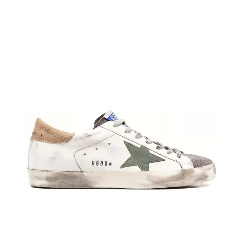 Golden Goose Super-Star White Beige Green-1