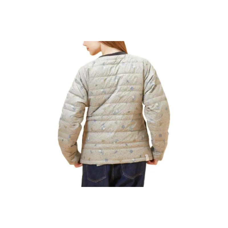 Mizuno x PEANUTS Breath Thermo Down Jacket Women's Beige-1