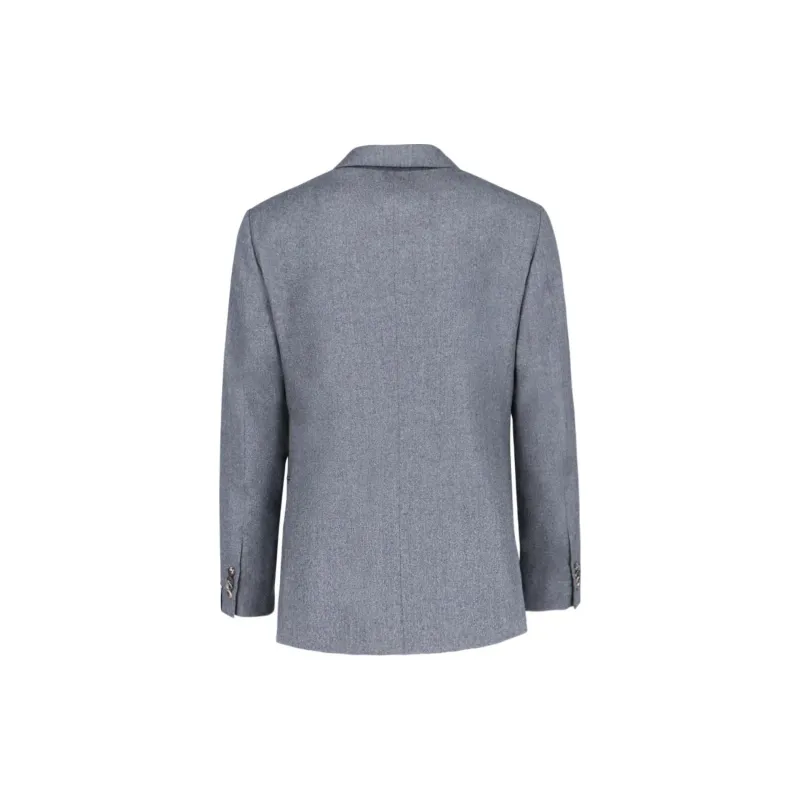 CARUSO Double Breasted Wool Suit-2