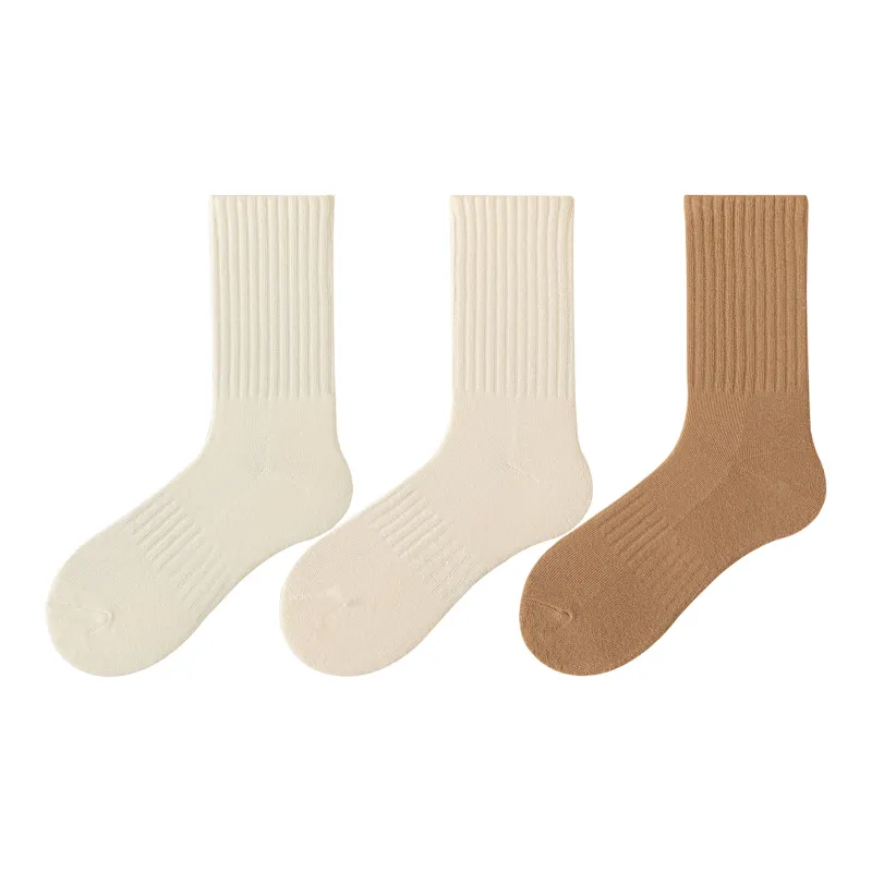 XXLLG Mid Calf Socks Women's 3 Pack-7
