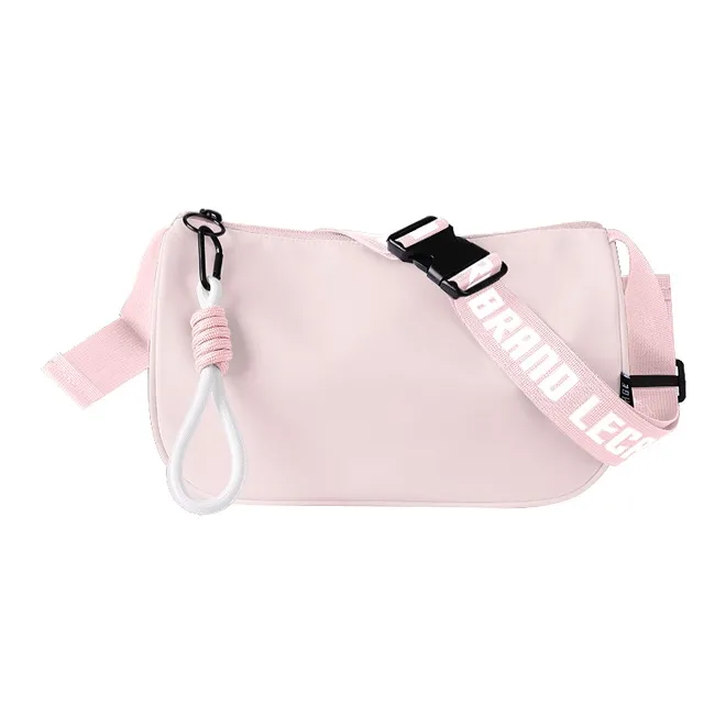 LECAGE Polyester Shoulder Bag, Crossbody Bag, Sling Bag Regular Unisex White Black/Fruit Green/Black Green/Pink/Khaki-8