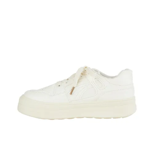 KARLIE KELLER Skateboard Shoes Women's Low-Top White