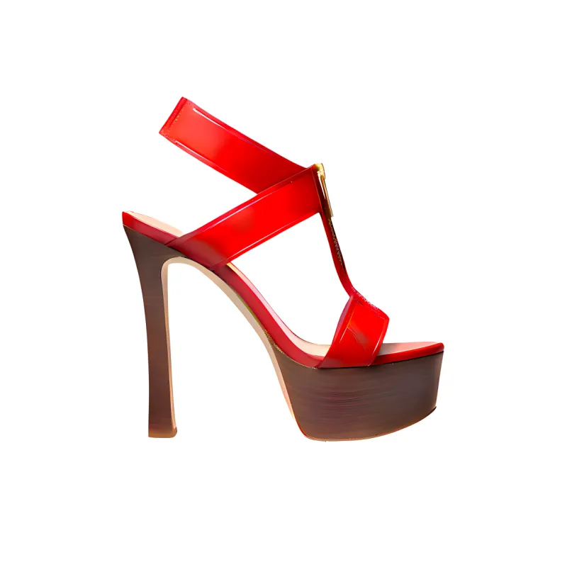 MICHAEL KORS Berkley Strap Sandals 13cm Women's Red-1
