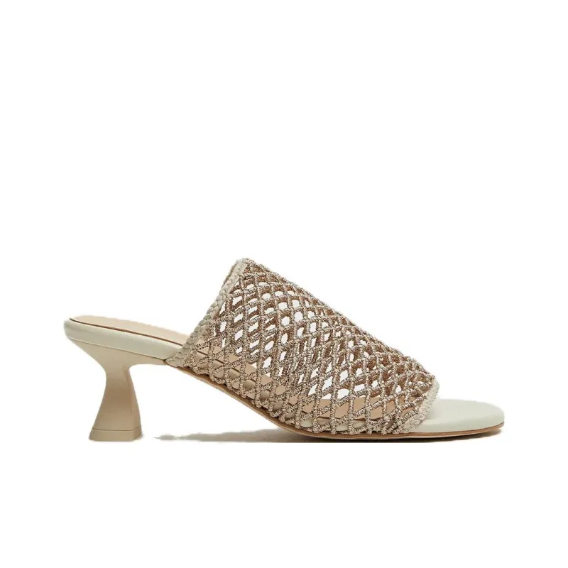 MIISTA Slide Slippers Women's Beige-1