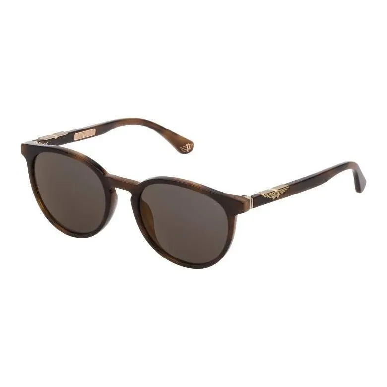 Police Irregular Shape Sunglasses Unisex Tortoiseshell-0