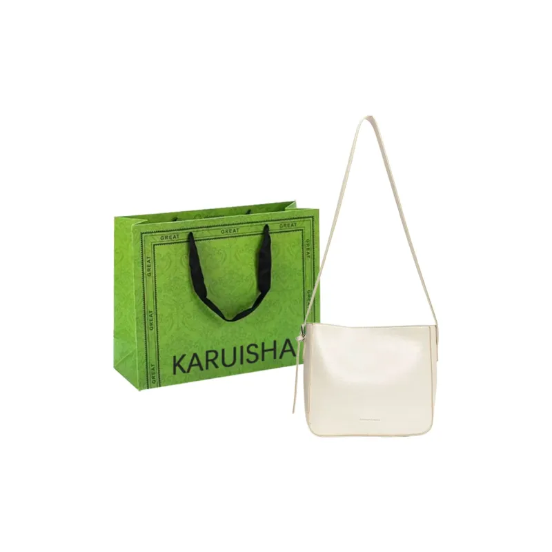 KARUISHA PU Bucket Bag, Crossbody Bag, Shoulder Bag Women's White/Silver/Black/Pink-0