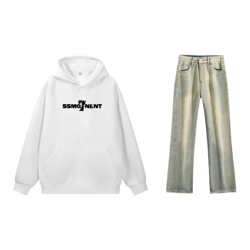 SUNSETMONENT Sweatshirt Set Unisex-25