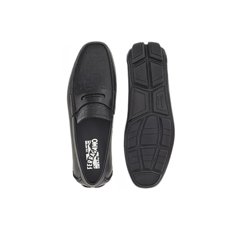 FERRAGAMO Casual Shoes Men's Black-4
