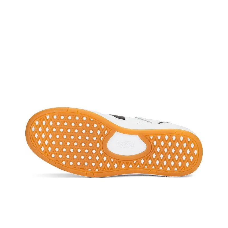Vans Anti Slip Wear Resistant Low Top Skateboard Shoes Men's White-4