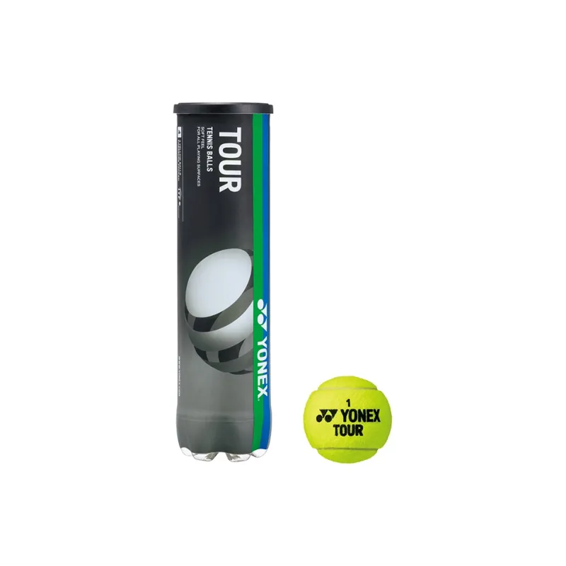 YONEX TB TR4NPEX Tennis Balls Nylon, Wool, Polyester Match Ball Competition Yellow-1