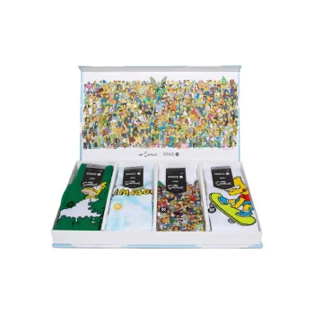 Stance x The Simpsons Mid Calf Socks Unisex 4 Pack
