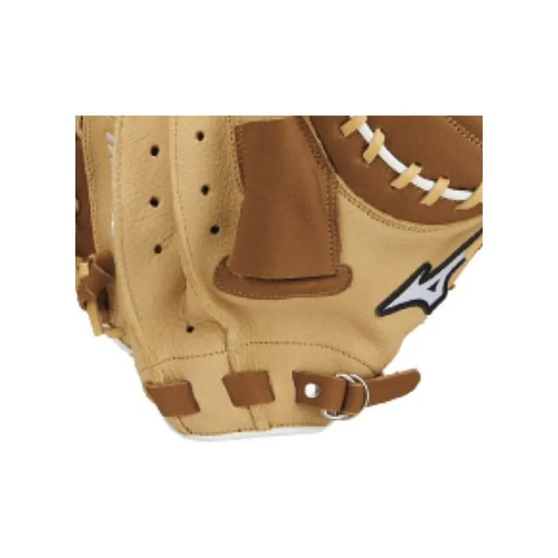 Mizuno Baseball Gloves Catcher's Glove Top Grain Cow Leather Unisex Brown-3