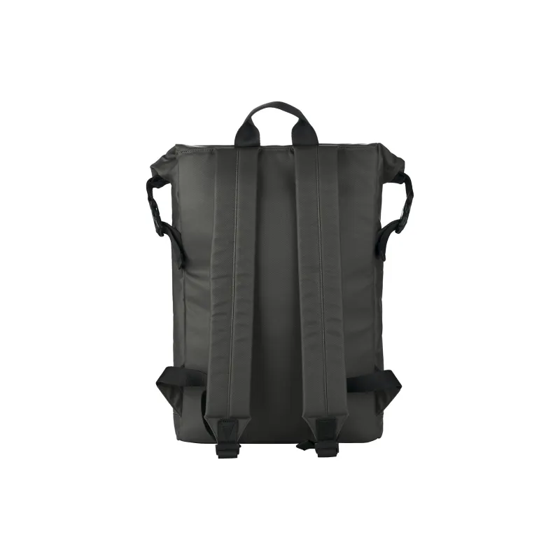 TUCANO Polyester With Leather Film Carry Backpack Medium Size Unisex Black/Blue/Army Green-2