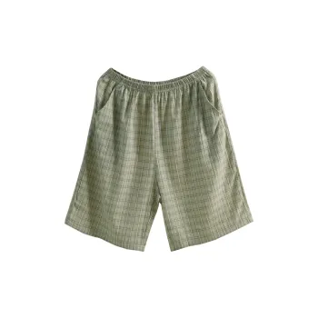 Dorame Pajama Pants Men's Linen Gray