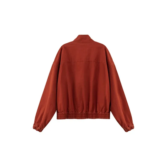 NO ONE ELSE Jackets Coats Unisex Burgundy-1