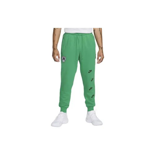 Nike Dri-FIT Standard Issue Knitted Sweatpants Men Stadium Green/Black/Black/Black