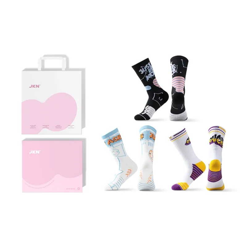 JKN Men Basketball Socks-14