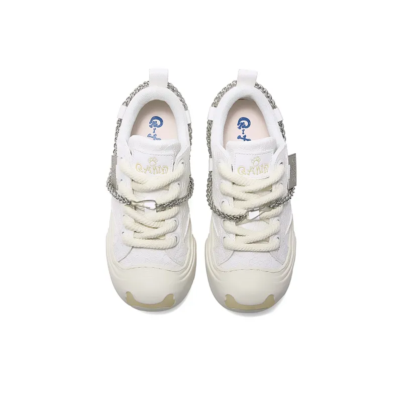 Q AND Coverage Slip Resistant Cushioning Abrasion Resistant Height Increasing Low Top Skateboard Shoes Unisex-18