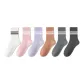 White+Black+Light Pink+Dark Gray+Light Purple+Dirty Orange