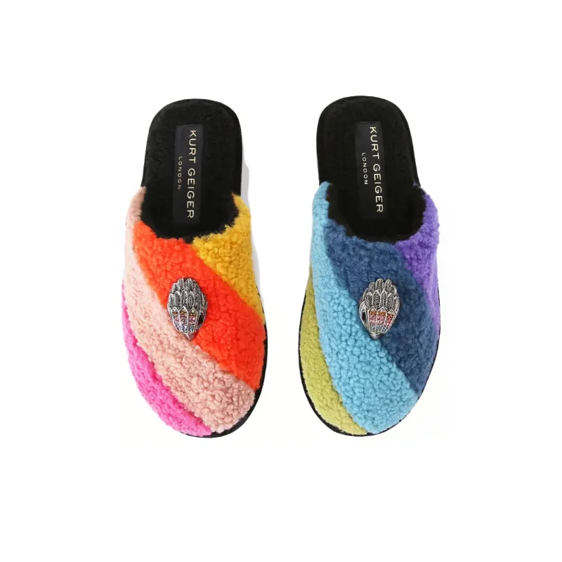 Kurt Geiger London Wrap-toe Slippers Women's Pink-4