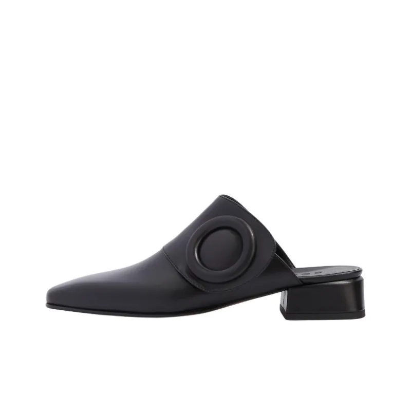 BOYY Closed Toe Slippers 3.5cm Women's Black-0
