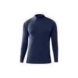 Men's Mock Neck (Royal Blue)