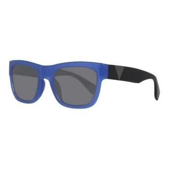 GUESS Plastic Oval Sunglasses Women's Blue