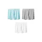 3 Pack (Aqua Blue+Gray+White)