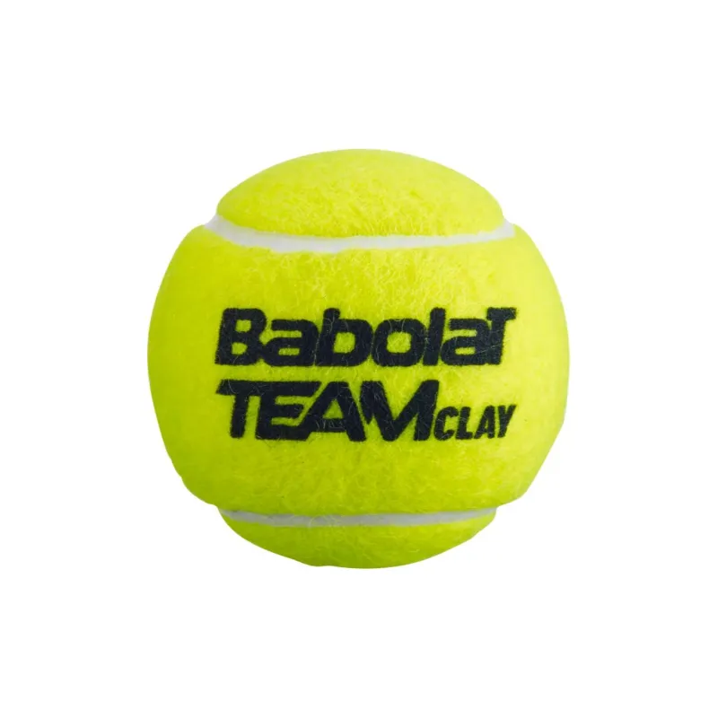 Babolat Team Clay X3 Tennis Balls Felt Training Ball Indoor And Outdoor Yellow-1