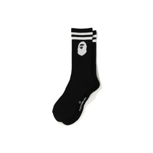 A BATHING APE Men Mid Calf Socks
