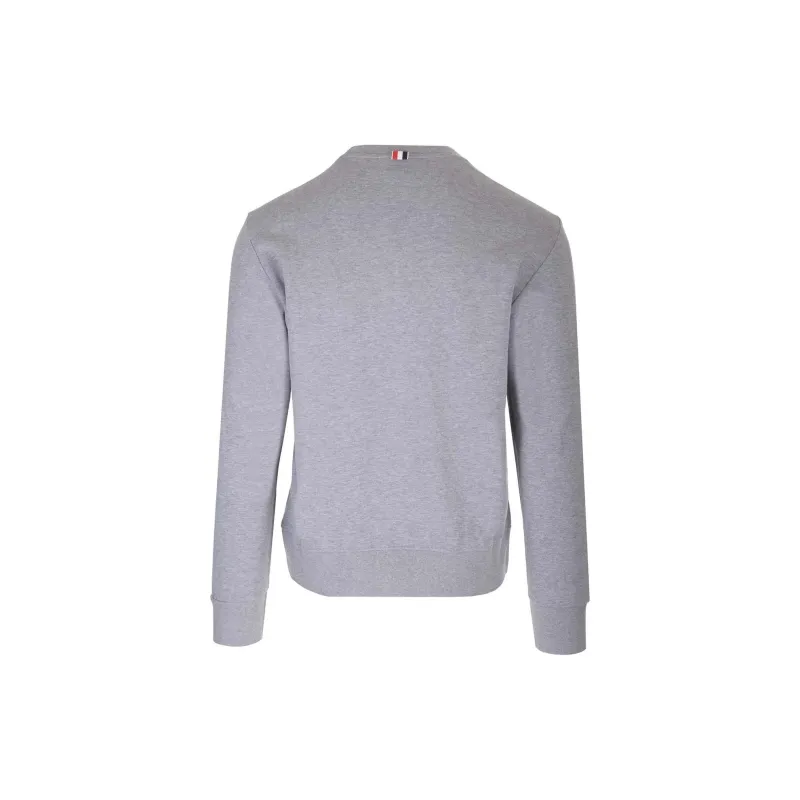 THOM BROWNE 4 Bar Striped Crewneck Sweatshirt-1