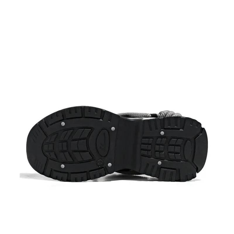Warrior Low Top Chunky Sneakers Women's White Black-4