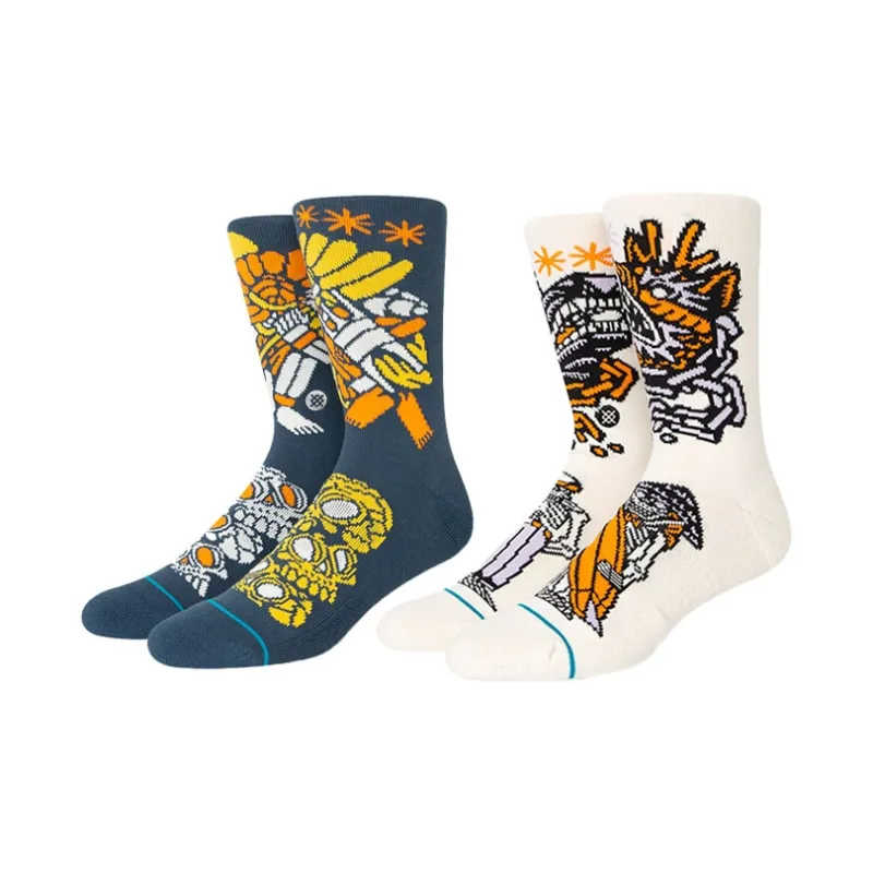 Stance x DJ JAVIER Knee-High Socks Unisex 2 Pack-12